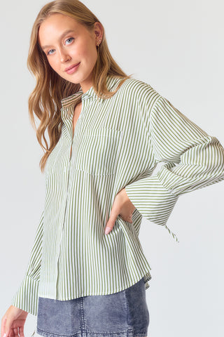 Alexa Tie Bell Sleeve Top