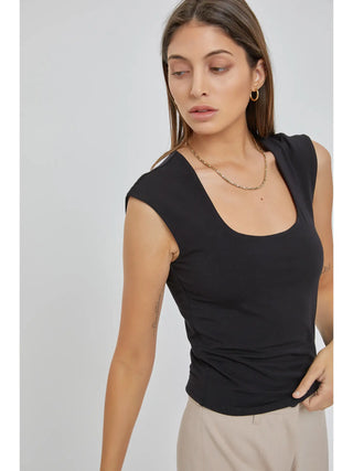 Basic Cap Sleeve Top