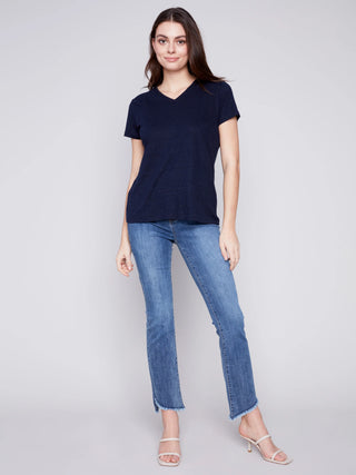 Hanna Linen T Shirt