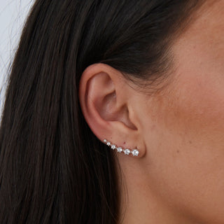 Celina CZ Bar Earring