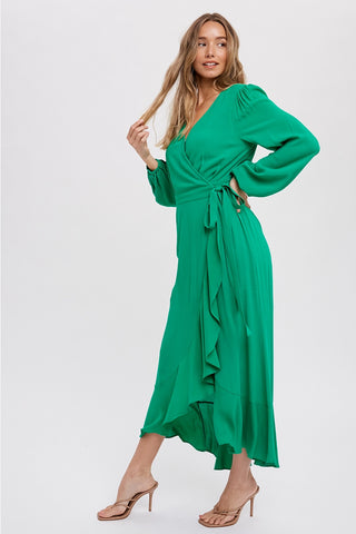 Adelina Maxi Wrap Dress