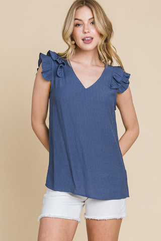 April Ruffle Blouse