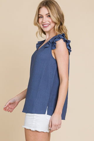 April Ruffle Blouse