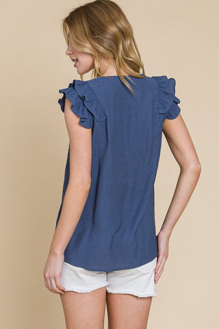 April Ruffle Blouse