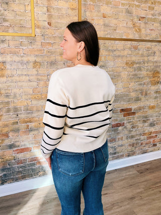 Catalina Striped Cardigan