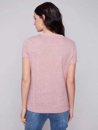 Hanna Linen T Shirt