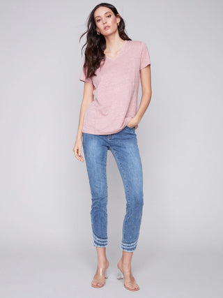 Hanna Linen T Shirt