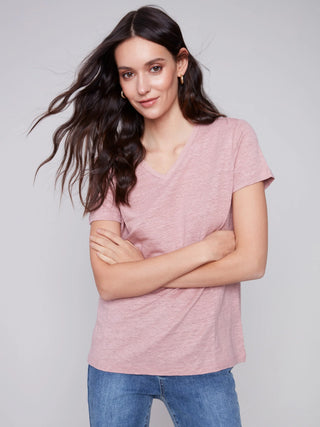 Hanna Linen T Shirt