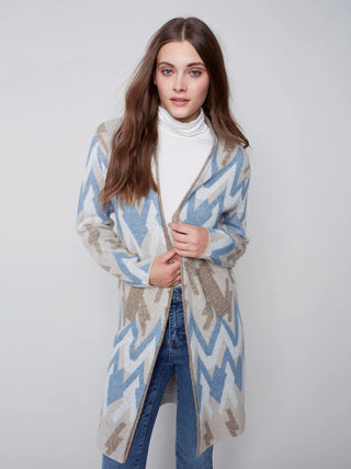 Jacquard Cardigan